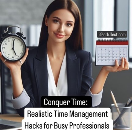 Conquer Time: Realistic Time Management Hacks for Busy Professionals